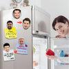 Benutzerdefinierte Bobblehead Kühlschrankmagnete lustiges Gesicht