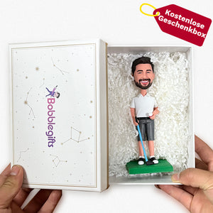 Kundenspezifische Bobblehead-Golf-Geschäftsmann-Sportkleidung