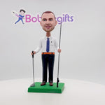 Golfpersonalisierte kundenspezifische Bobble Head Doll spielen