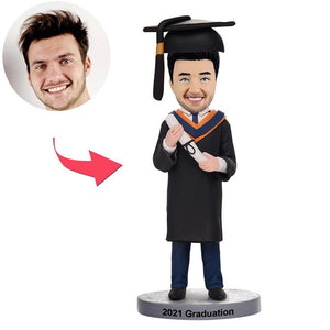 Benutzerdefinierte Graduierung Bobblehead mit Zertifikat