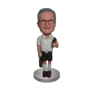 Custom Male Teacher Bobble Head Doll