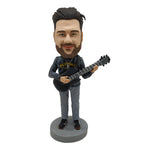 Bobblehead -Puppe für Musikliebhaber mit Gitarre