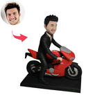 Motorradjunge Bobblehead Puppe