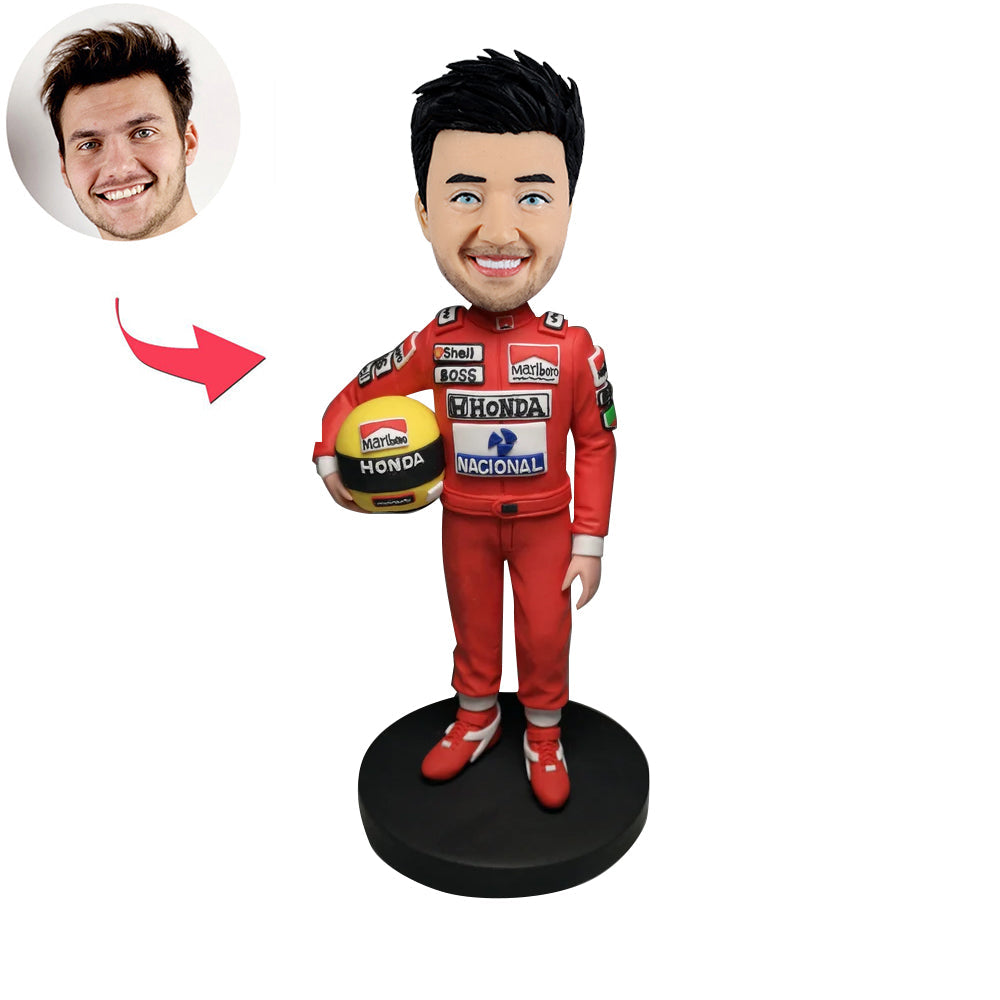 Custom Racer Bobblehead Geschenk