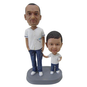 Custom Eltern & Kinder Bobble Head Puppe