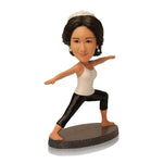 Benutzerdefinierte Yoga Bobblehead für Geschenk der Mutter Tages