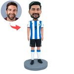 Weltcup -Star Argentina Team Custom Bobblehead mit graviertem Text