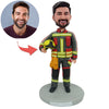 Benutzerdefinierter Feuerwehrmann Bobblehead Vatertagsgeschenk