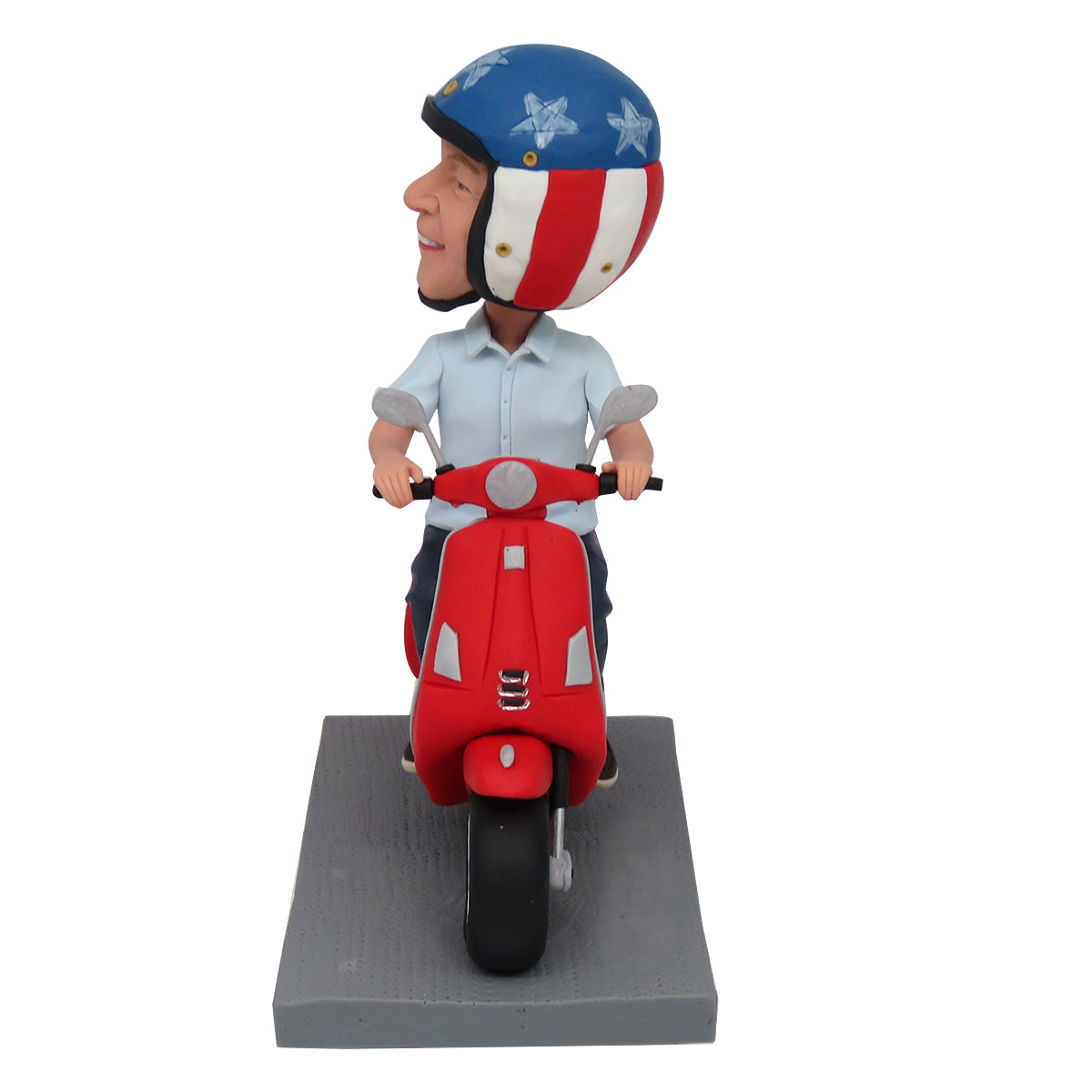 Custom Bobblehead für das Vatertagsgeschenk im Motorrad