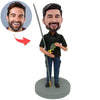 Custom Fishing Man Bobblehead für das Vatertagsgeschenk