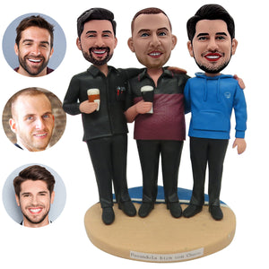 Customized Family Bobblehead für Brüder