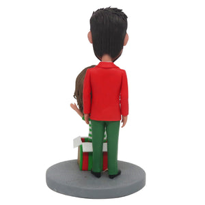 Weihnachtsgeschenke benutzerdefinierte Eltern & Kid Bobblehead