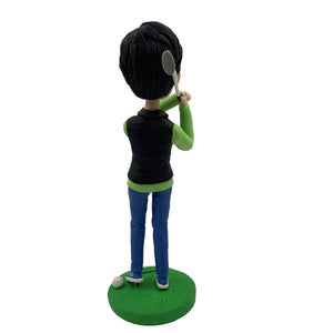 Bobblehead -Puppe zum Golfspiel