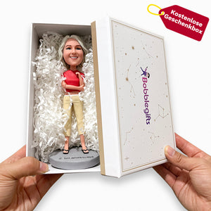 Custom Super Mom Bobblehead im Geschäftsanzug