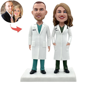 Custom Bobblehead für Super Doctor Ehepaar