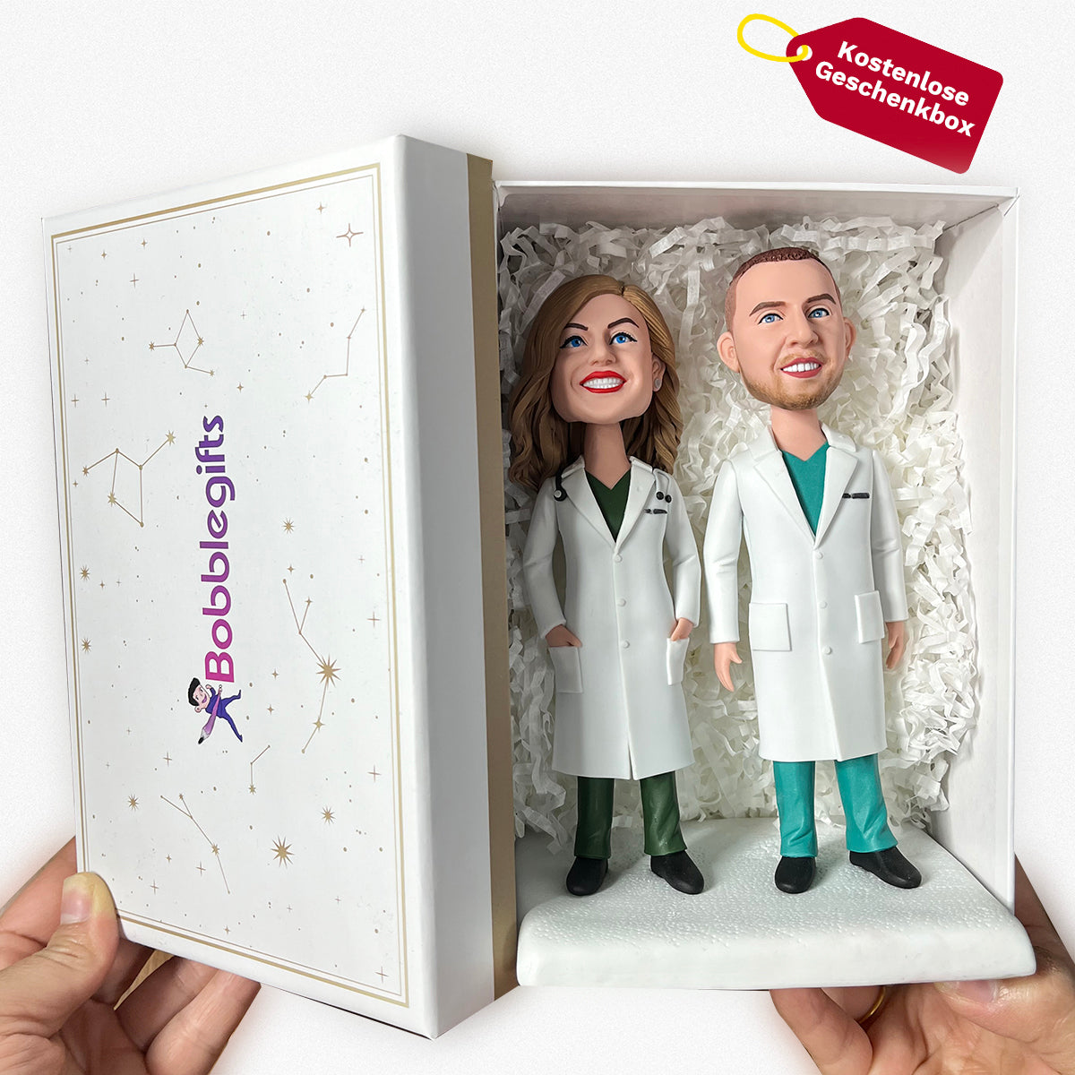 Custom Bobblehead für Super Doctor Ehepaar