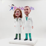 Custom Bobblehead für Super Doctor Ehepaar